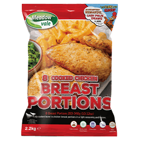 Meadowvale Cooked Chicken Breast 283-340g/10-12oz