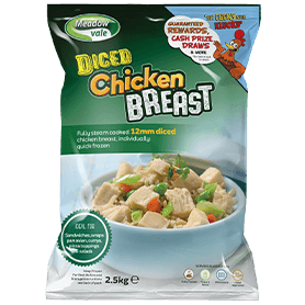 Meadowvale Cooked Chicken Diced (12mm)