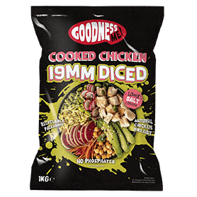 Goodness Me! Cooked Chicken Diced (19mm)