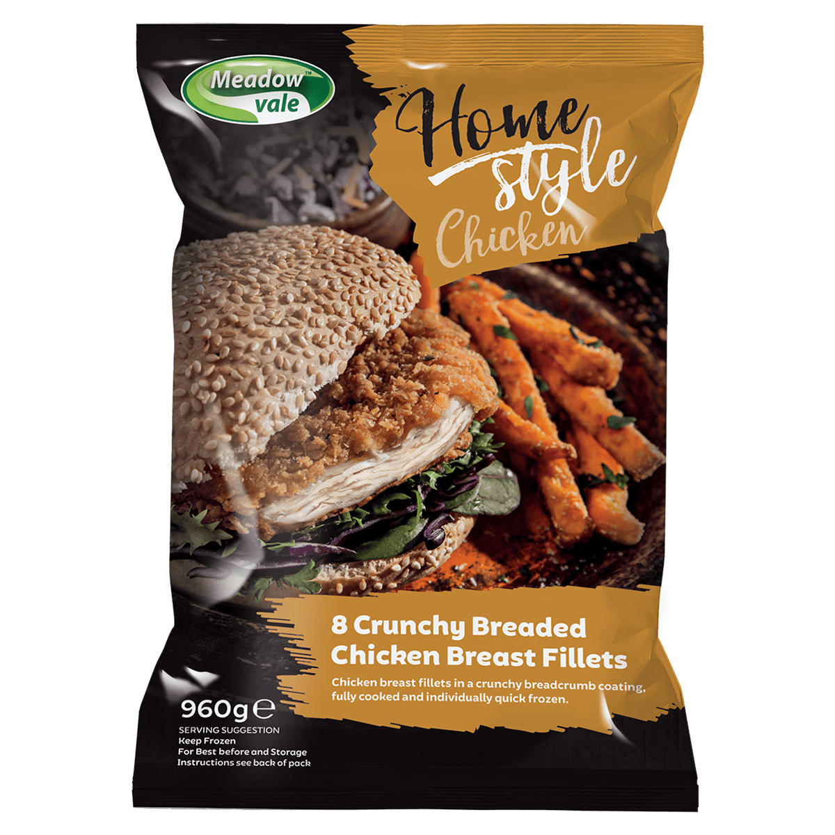 Homestyle Breaded Chicken Fillets (120g)